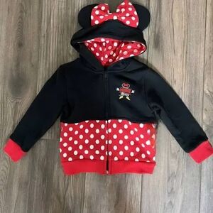 Minnie mouse zip up.